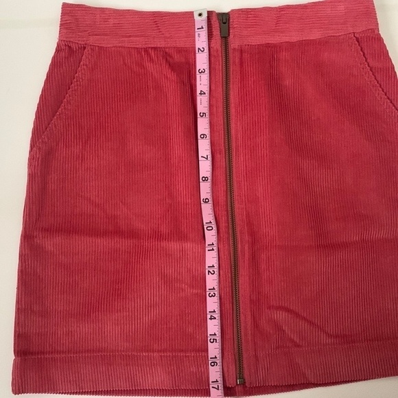 Gap Corduroy Front Zip Mini Skirt - Picture 6 of 10